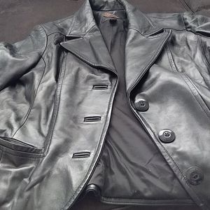 Leather jacket